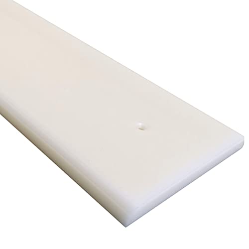 Hydroma® Rammschutzleiste/Wandschutzleiste aus Kunststoff, 2.000 x 200 x 20 mm, weiß, mit Bohrungen, extrem stoßfest, schützt zuverlässig Ihre Wände, einfache Montage von Hydroma