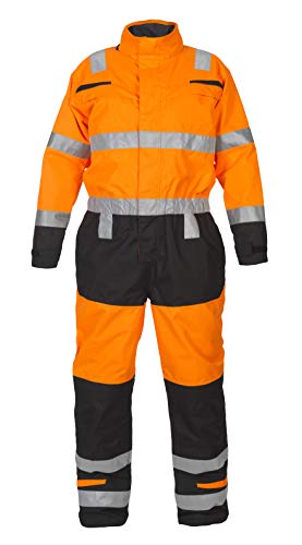 Hydrowear 072397OB Ubbena Winter-Overall Orange/Schwarz Größe 3XL von Hydrowear