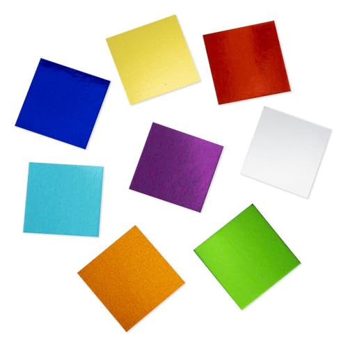 Hygloss 2.000 Stück kleine, glänzende Kartonquadrate – 2,5 cm Metallfolie – ideal für Mosaik-Bastelarbeiten, Kunst und Handwerk, DIY-Projekte, Klassenzimmer-Aktivitäten und vieles mehr – verschiedene Hygloss 2.000 Stück kleine, glänzende Kartonquadrate – 2,5 cm Metallfolie – ideal für Mosaik-Bastelarbeiten, Kunst und Handwerk, DIY-Projekte, Klassenzimmer-Aktivitäten und vieles mehr – verschiedene von Hygloss