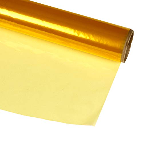 Hygloss Cellophan Geschenkpapier Rolle gelb von Hygloss