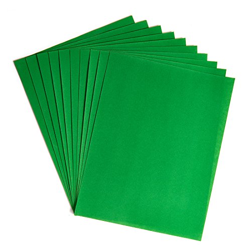 Hygloss Green 10 Sheets Velourspapier, Papier, grün Hygloss Green 10 Sheets Velourspapier, Papier, grün von Hygloss