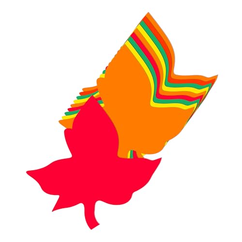 Hygloss Products 68001 Shape 6" Bright Leaf Paper Cut Outs Assorted Colors 40 Pcs, Hygloss Products 68001 Shape 6" Bright Leaf Paper Cut Outs Assorted Colors 40 Pcs, von Hygloss