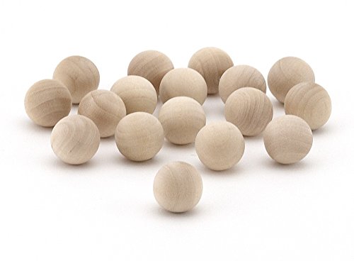Hygloss Products Holzkugeln, unbehandelt, Naturholz, 1,9 cm, 18 Stück Hygloss Products Holzkugeln, unbehandelt, Naturholz, 1,9 cm, 18 Stück von Hygloss