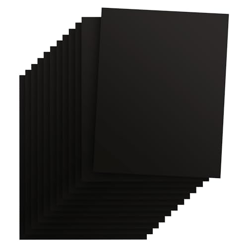 Hygloss Schwarzer Karton – 27,9 x 43,2 cm, 50 Blatt, 29,5 kg/176 g/m², lichtbeständig, säurefreies Farbkartonpapier Hygloss Schwarzer Karton – 27,9 x 43,2 cm, 50 Blatt, 29,5 kg/176 g/m², lichtbeständig, säurefreies Farbkartonpapier von Hygloss