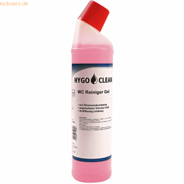 12 x HygoClean WC Reiniger Gel 750 ml von HygoClean