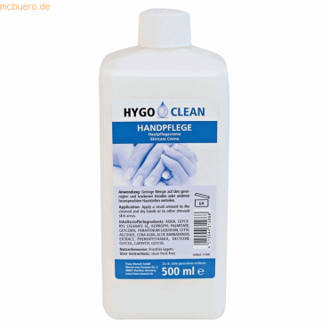2 x HygoClean Handpflege-Creme VE=1l von HygoClean