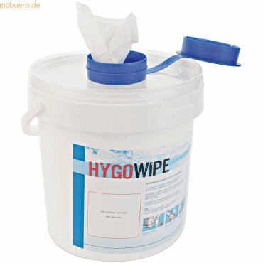 5 x HygoClean Spendereimer Hygowipe DM 21,5cm 6l weiß von HygoClean