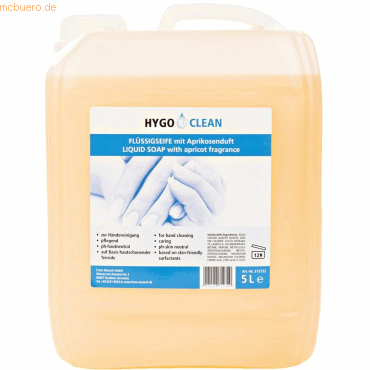 HygoClean Flüssigseife apricot 10l von HygoClean