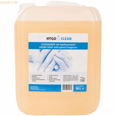 HygoClean Flüssigseife apricot 5l von HygoClean