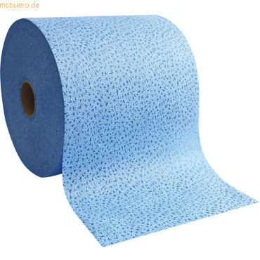 HygoClean Industrie-Reinigungstuch PP Strong auf Rolle 32x36cm blau von HygoClean