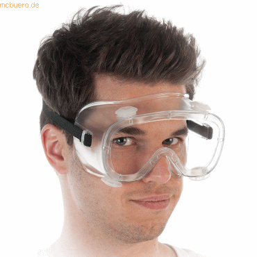 10 x HygoStar Antibeschlag-Vollsichtschutzbrille universal transparent von HygoStar