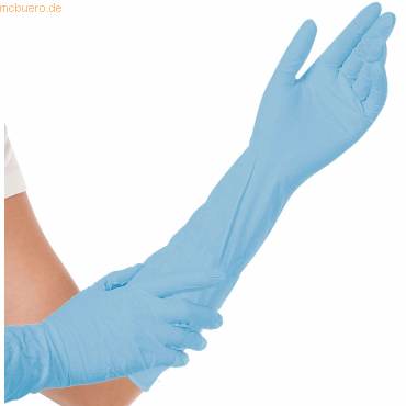 10 x HygoStar Nitril-Handschuh Extra Safe Superlong puderfrei S 40cm V 10 x HygoStar Nitril-Handschuh Extra Safe Superlong puderfrei S 40cm V von HygoStar