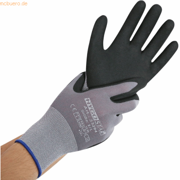 12 x HygoStar Nylon-Feinstrick-Handschuh Ergo Flex XL/10 grau-schwarz 12 x HygoStar Nylon-Feinstrick-Handschuh Ergo Flex XL/10 grau-schwarz von HygoStar