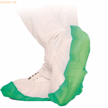 10 x HygoStar Überschuh Safe 41cm weiß-grün VE=50 Stück von HygoStar