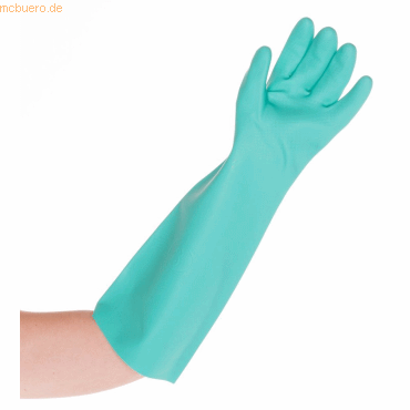 12 x HygoStar Chemikalienschutz-Handschuh Nitril Professional lang M 4 von HygoStar