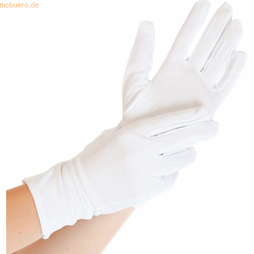 25 x HygoStar Nylon-Handschuh Super Fine M/8 weiß VE=12 Stück von HygoStar