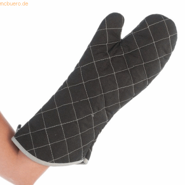 6 x HygoStar Hitzeschutz-Handschuh Flamestar universal 44cm schwarz von HygoStar