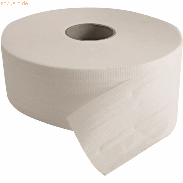 HygoStar Toilettenpapier Großrolle RC 2-lagig 19,5x9,6cm natur VE=6 St von HygoStar