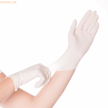 10 x Hygonorm Latex-Handschuh Skin Light gepudert L 24cm weiß VE=100 S 10 x Hygonorm Latex-Handschuh Skin Light gepudert L 24cm weiß VE=100 S von Hygonorm