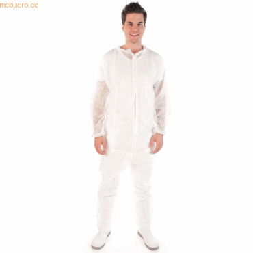 50 x Hygonorm Overall ohne Kapuze leichte Qualität XXXL weiß 50 x Hygonorm Overall ohne Kapuze leichte Qualität XXXL weiß von Hygonorm