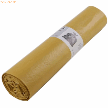 10 x Hygostar LDPE-Abfallsack 120l 33my Rolle VE=25 Stück gelb 10 x Hygostar LDPE-Abfallsack 120l 33my Rolle VE=25 Stück gelb von Hygostar