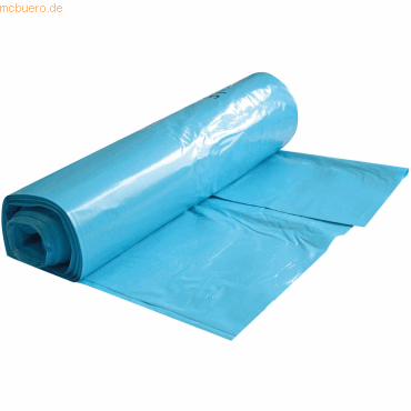 10 x Hygostar LDPE-Abfallsack 160l 60my Rolle VE=25 Stück blau von Hygostar
