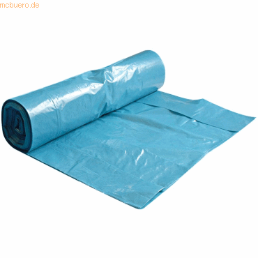 10 x Hygostar LDPE-Abfallsack 70l 40my Rolle VE=25 Stück blau von Hygostar