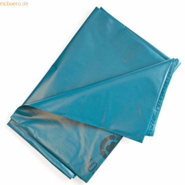 10 x Hygostar LDPE-Abfallsack 240l 60my gelegt VE=10 Stück blau von Hygostar