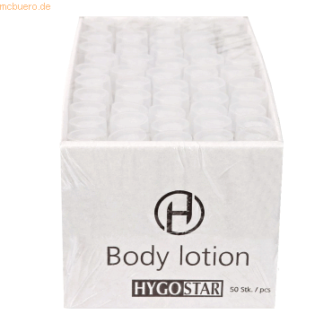 Hygostar Body Lotion 556214 Tube 30ml 50 Stück von Hygostar