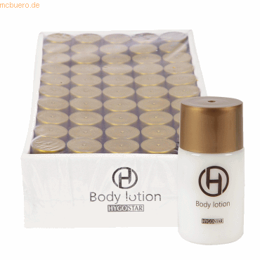 Hygostar Body Lotion 556215 Flasche 25ml 50 Stück von Hygostar