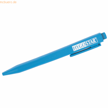 Hygostar Kugelschreiber Clip Detect VE=20 Stück blau/blau von Hygostar