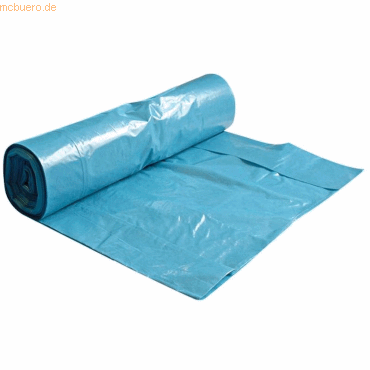 10 x Hygostar LDPE-Abfallsack 120l 40my Rolle VE=25 Stück blau von Hygostar