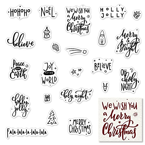 Weihnachtsgrußwörter Klare Stempel für Kartenherstellung und Fotoalbum Dekorationen, Mini Weihnachtsbaum Silikon Stempel Weihnachtsmann Transparent Gummi Stempel Siegel für Weihnachten DIY Weihnachtsgrußwörter Klare Stempel für Kartenherstellung und Fotoalbum Dekorationen, Mini Weihnachtsbaum Silikon Stempel Weihnachtsmann Transparent Gummi Stempel Siegel für Weihnachten DIY von Hying