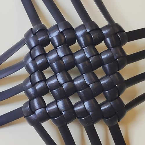 HynJGih Synthetisches Rattan Kunststoff-Rattan-Reparaturmaterial, 500 g, 5 mm, gewebtes Rattan, handgewebt, DIY-Material, Reparatur-Wäschekorb(C) von HynJGih