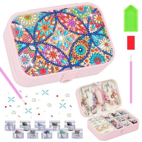 Hysagtek Diamond Painting Schmuckkästchen - Bastelset Mädchen 8 Jahre, Geburtstag Geschenke Kreativset Basteln, Diamond Painting Kinder Erwachsene, Geschenke Geburtstag Mädchen ab 7-12 Jahre Hysagtek Diamond Painting Schmuckkästchen - Bastelset Mädchen 8 Jahre, Geburtstag Geschenke Kreativset Basteln, Diamond Painting Kinder Erwachsene, Geschenke Geburtstag Mädchen ab 7-12 Jahre von Hysagtek