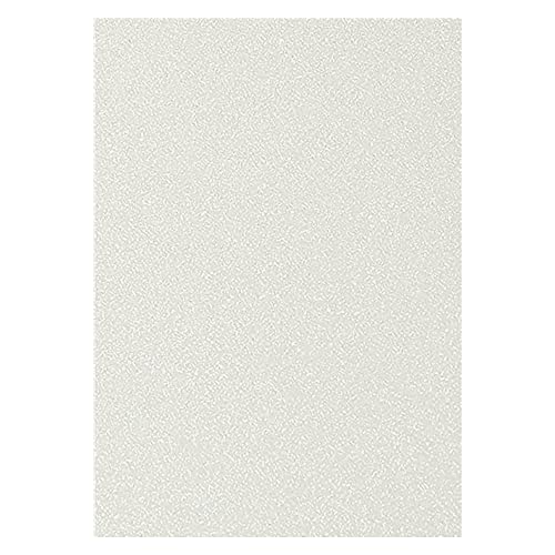 Hysiwen 20 Blatt weißer Glitzer-Karton, 250 g/m², A4, glitzerndes Papier für Karten, Einladungen, Papierbastelarbeiten, Party-Dekoration von Hysiwen