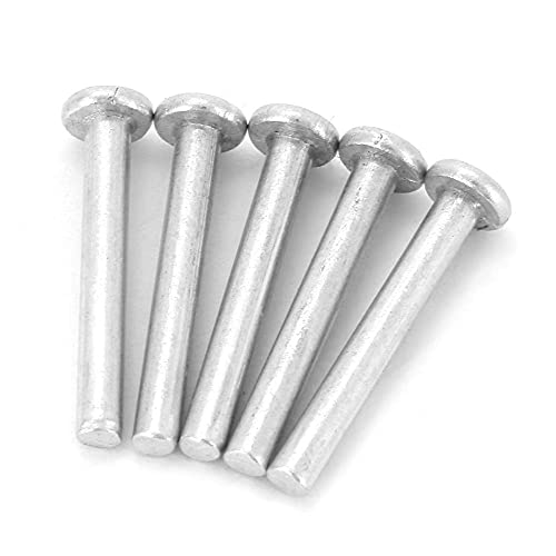 100pcs M2.5 * 18 / M2.5 * 20mm flache Hauptaluminiumnieten versenkte feste Nieten(M2.5 * 18) von Hyuduo