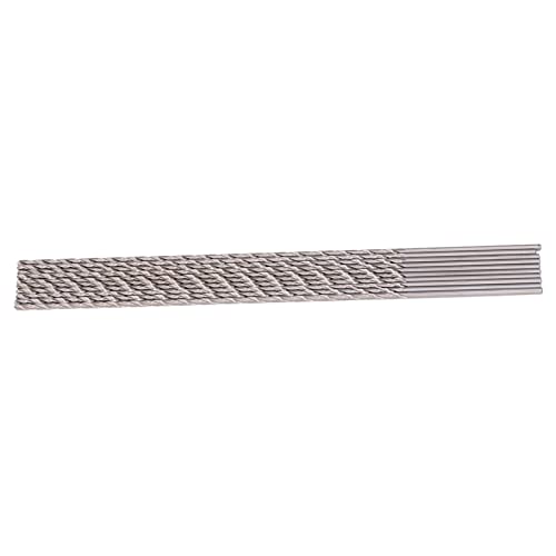 10pcs Extra Lange Bohrer, Hochwertiges HSS -Material, Spiralchipentfernungsdesign, 118 ° Akutwinkel für Nicht Eisen -Metalle, Glattes Schneiden, Schnelles Bohren, Bequemes Tragen von Hyuduo