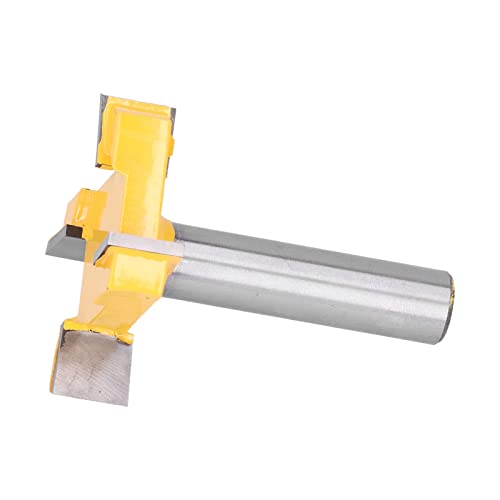 2in Wolframstahl -Router -Bit, Glatte PTFE -Beschichtung, Anti -Design, für Holzbearbeitung, Geeignet Zum Grooven (8mm Griff) von Hyuduo