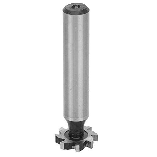 3 Mm T Schlitzschneider Bit für Mahlenstahl, mit Geraftem Schaft, 16 Mm Außenkreisdurchmesser, 10 Mm Schaftdurchmesser, aus Hochgeschwindigkeitsstahl, Exquisiter Verarbeitung, Bequem für CNC von Hyuduo