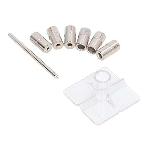 8-teiliges Selbstzentrierendes Dübellehren-Set, 6 Innendurchmessergrößen aus Legiertem Stahl, Bohrbuchsen-Bohrerführung, Zentrierstempel-Set, Bohrbuchsen-Set, von Hyuduo