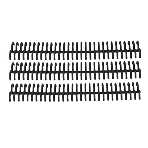 Binderücken, 10 Stück, Lose Blätter, Binderücken, 30 Löcher, 22 Mm Innendurchmesser, Bindespulen, Kunststoff-Binderinge, Büro-Buchringe (#1) von Hyuduo