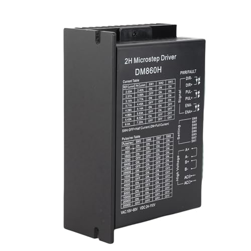 DM860H -Stepper -Motorantriebspositionierung Optisch Isoliertes Signaleingang NEMA23 NEMA34 für die Motorsteuerung DM860H -Stepper -Motorantriebspositionierung Optisch Isoliertes Signaleingang NEMA23 NEMA34 für die Motorsteuerung von Hyuduo