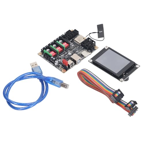 Graviermaschine-Display-Kit, Desktop-Graveur, 2,4-Zoll-Touchscreen, 32-Bit-Prozessor, Erweiterbare Lasergravurmaschine DIY (Mainboard und Display) von Hyuduo