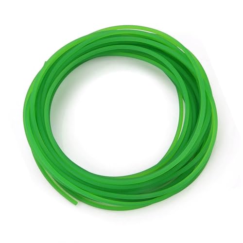 Hochleistungs-Urethan-Rundriemen Polyurethan-Rundriemen Grüne raue Oberfläche für die Antriebsübertragung(3 mm * 10 m) von Hyuduo