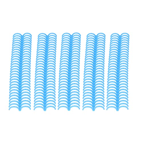 Hyuduo 10 Stcs Glänzende Kunststoffbindungsstacheln 30 Löcher 22 Mm Innendurchmesser für Büro -Schreibwaren (BLUE) von Hyuduo