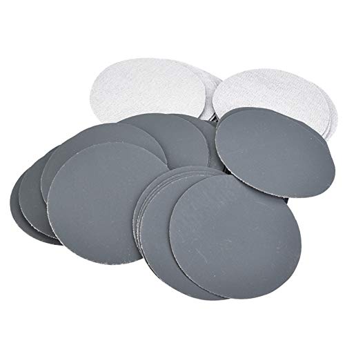 Hyuduo 50pcs 75 Mm Schleifscheibenscheibenscheibenpolierpapier, Hoher Verschleißfestigkeit Schleifschildpapiermodell 1500#, 10000# für Metallholz -Holzbambuswartnassentrockenungsgebrauch (3 in 1500#) von Hyuduo