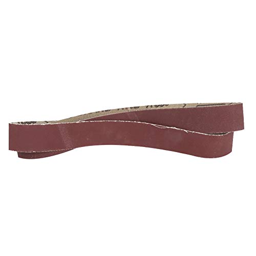 Hyuduo Aluminiumanschleibsschleifband Zum Mahlen und Polieren - 10pcs 533 * 30 - Geeignet für Holzarbeiten, Eisenbehandlung, Eisenbehandlung (400# Stufe Verbindung) von Hyuduo