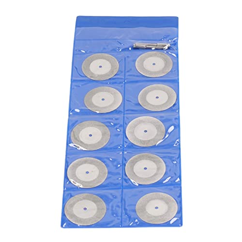 Hyuduo Diamant -Schneidrad, 16 Mm0,6 Zoll 16 Mm, Schnitträder, 10 -propcs Dünne Schneidscheibe mit Stangenrundschleiftschleitrad für Holzmetallstein, Breite Anwendung und Standardgröße, 10 X (40 mm) von Hyuduo