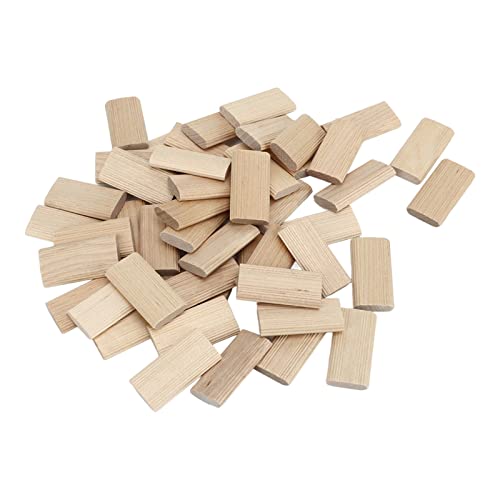 Hyuduo Domino-Zapfen aus Buchenholz, 6 X 40 Mm, 50 Stück, Massive Naturbuche, Zum Spleißen von Möbeln, Schrankbau, Rahmentechnik mit Flachem, Länglichem Design Hyuduo Domino-Zapfen aus Buchenholz, 6 X 40 Mm, 50 Stück, Massive Naturbuche, Zum Spleißen von Möbeln, Schrankbau, Rahmentechnik mit Flachem, Länglichem Design von Hyuduo